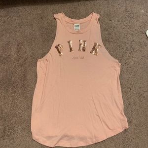 Rose Gold Sequin Tank